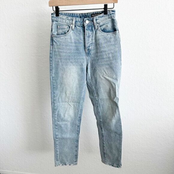 Blank NYC The Madison Crop High Rise Denim‎ Jeans Blue Size 24 - Picture 2 of 11